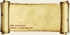 Irina Daničić vizit kartica